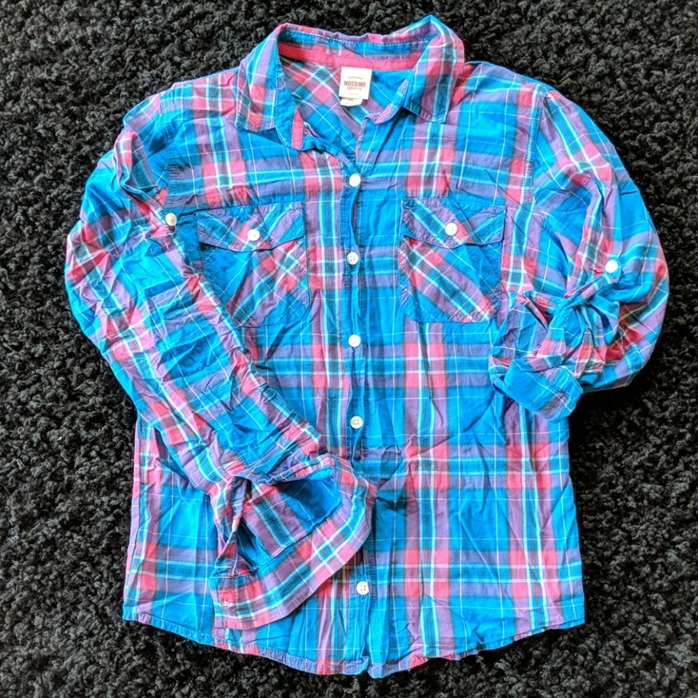 Button Up Plaid Shirt